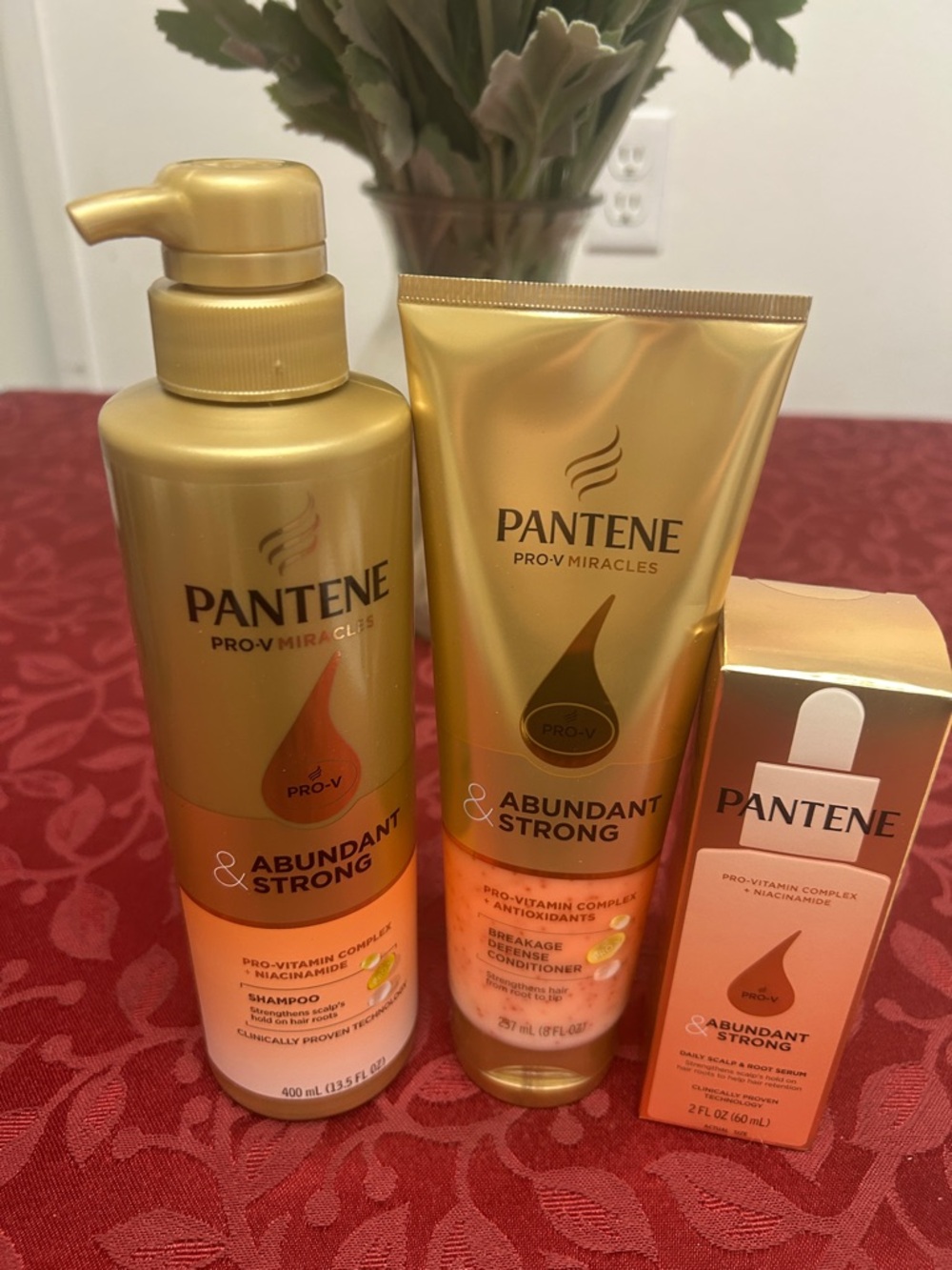 Pantene Abundant & Strong 3 Piece Bundle